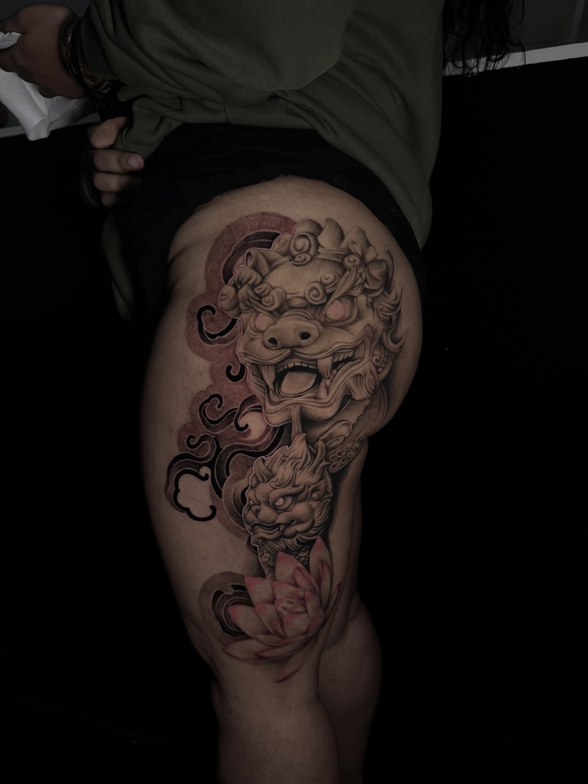 Color illustrative tattoo